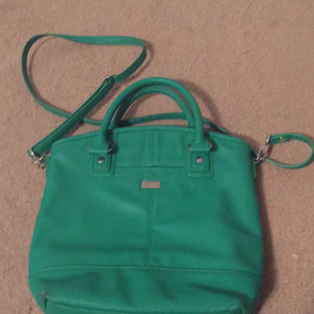 Green leather Thirty-one bag